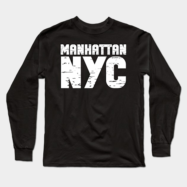 Manhattan Long Sleeve T-Shirt by colorsplash